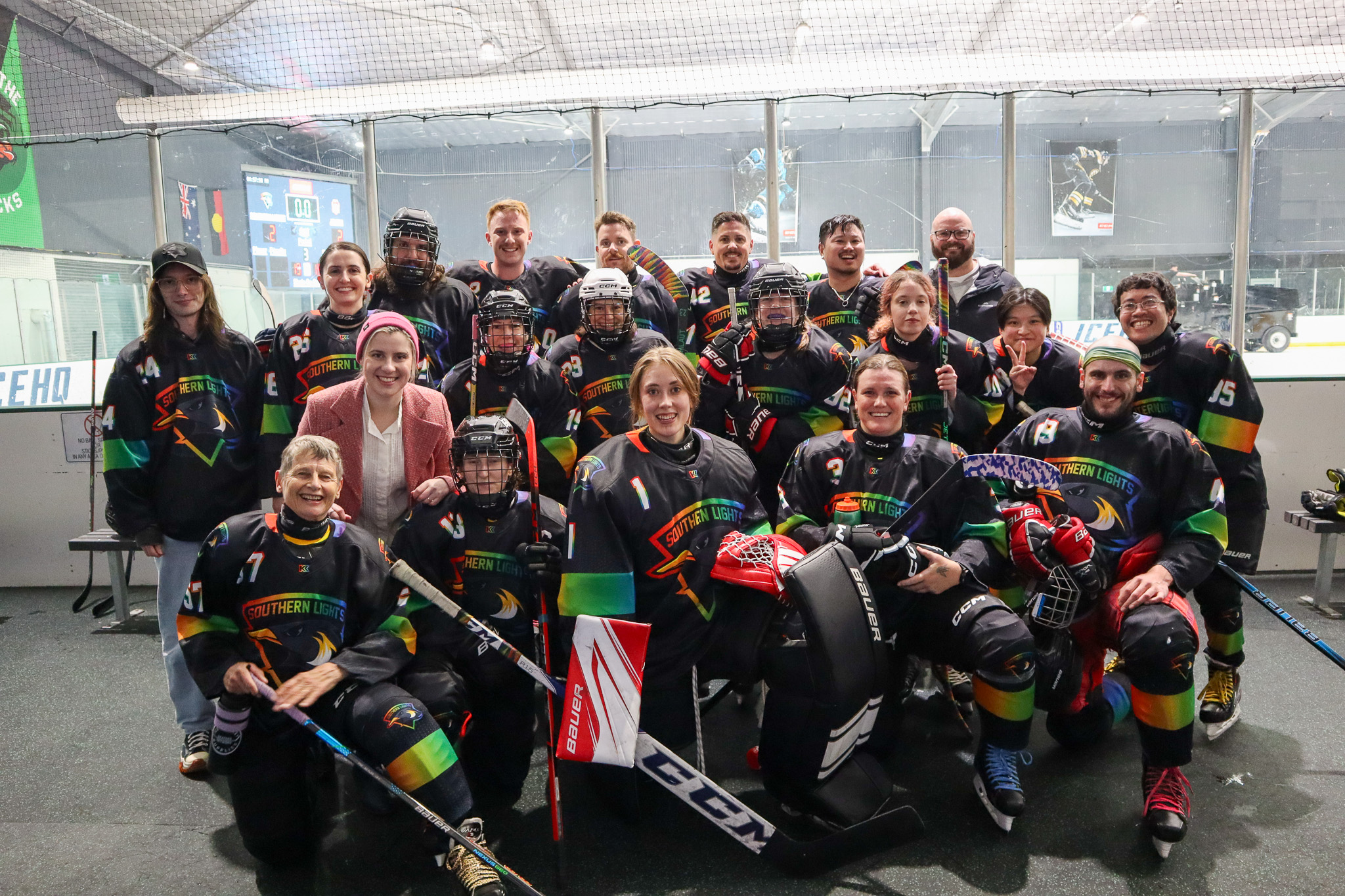 Southern Lights, ice hockey and my love for sport returning